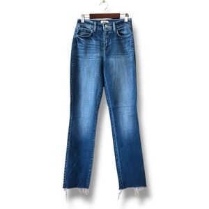L'Agence Draya High Rise Slim Straight Walk Off Jeans Douglas Wash NWT Size 25